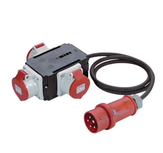 Bachmann Adapterkabel, CEE 16-5 zu 3×CEE 16-5, 1,5 m, IP44