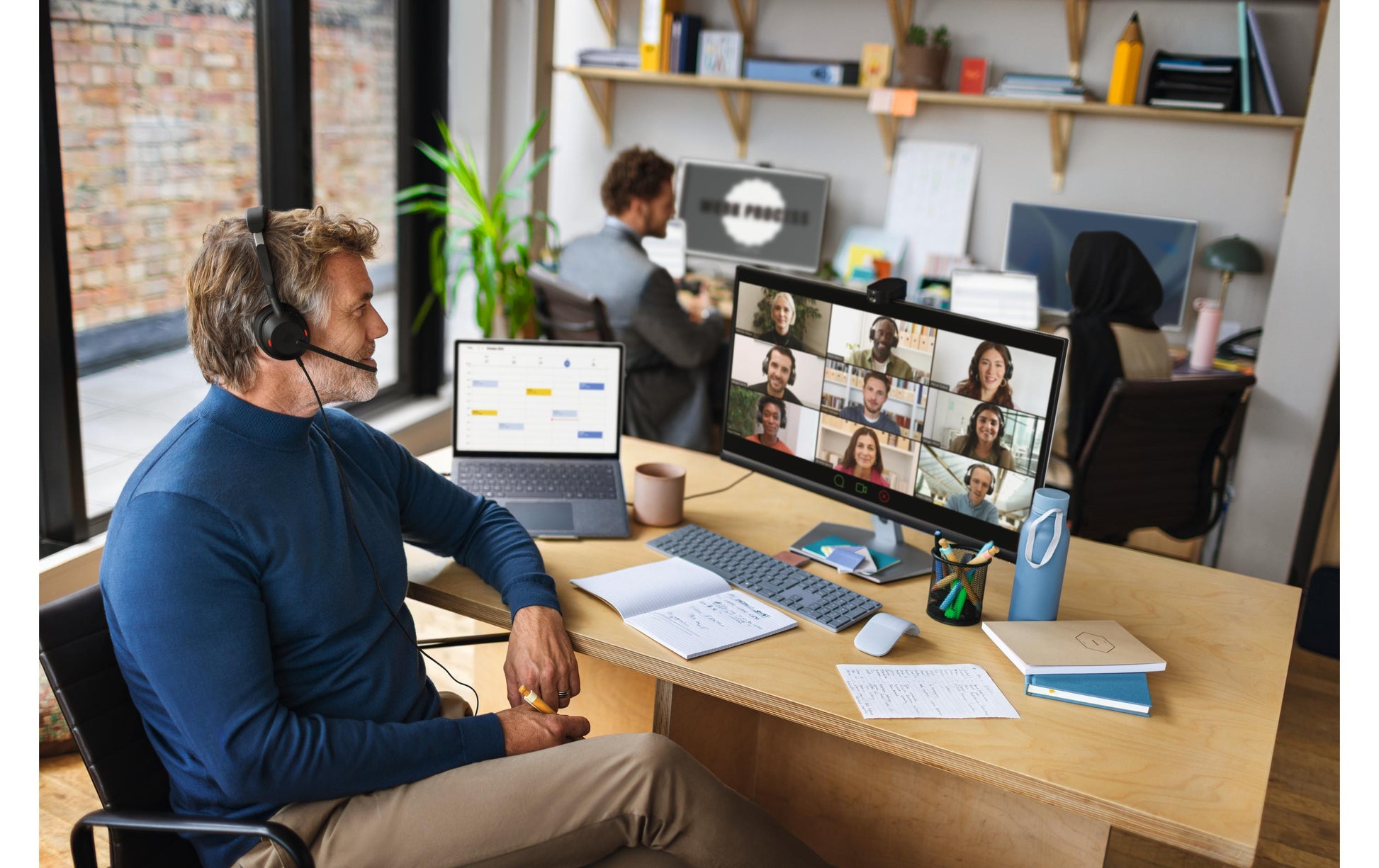 Jabra Evolve2 50 – Duo Headset – USB‑A – für Microsoft Teams