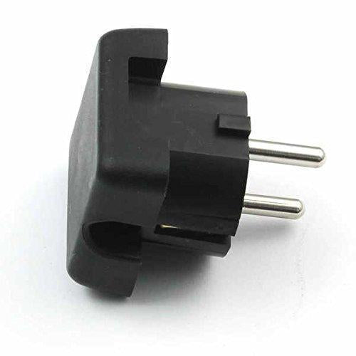 Bachmann Montagestecker, Schutzkontakt winkelflach, 250 V 16 A, 2-poliger Wippschalter, 45×62×75 mm – schwarz