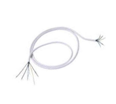 Bachmann Herdleitung Stromkabel – offenes Ende zu offenes Ende, 3 m, 5×1,5 mm², Weiss