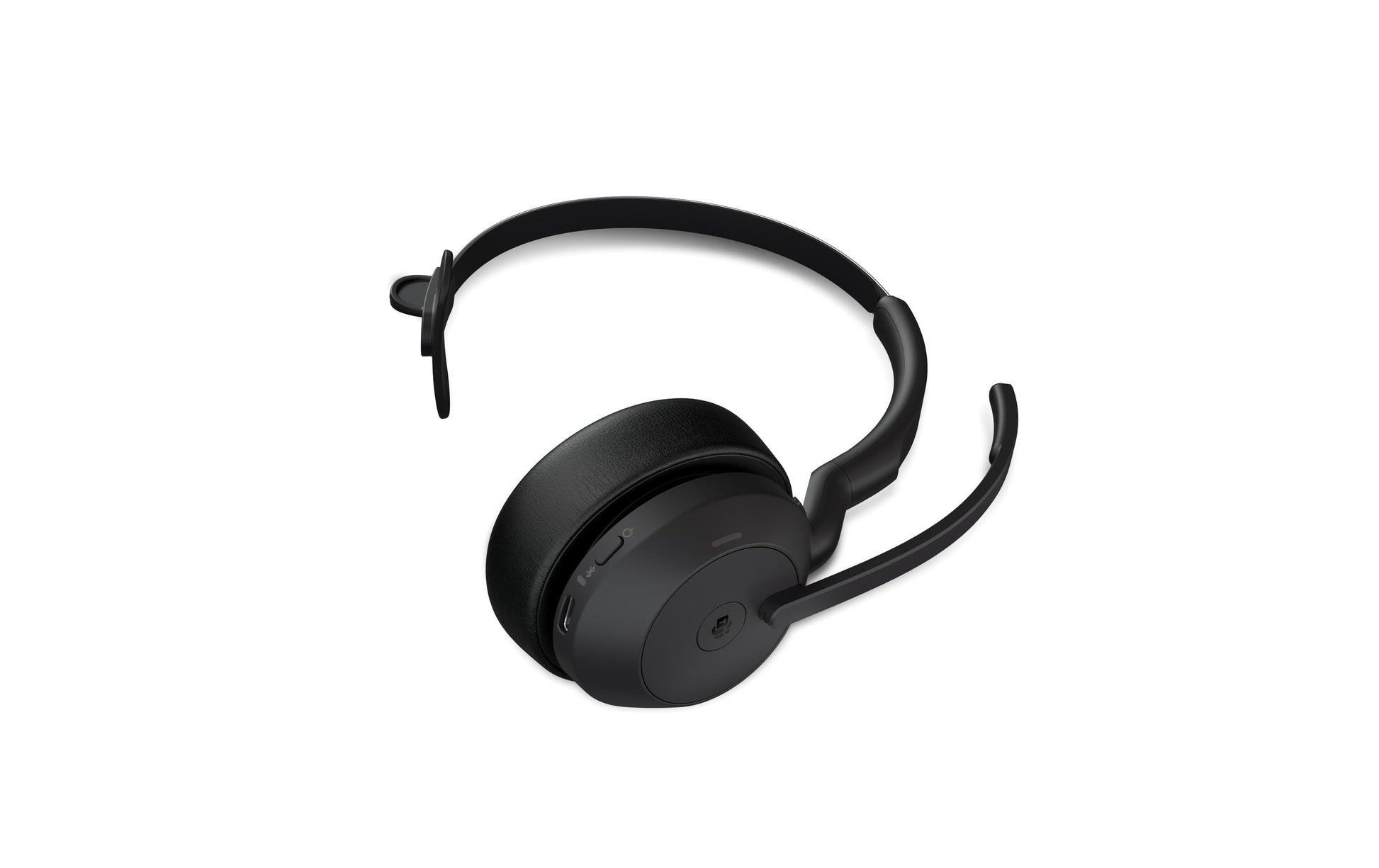 Jabra Evolve2 55 Link380a – Mono Headset – Bluetooth, ANC – Schwarz, für Microsoft Teams, bis 16 h Sprechzeit