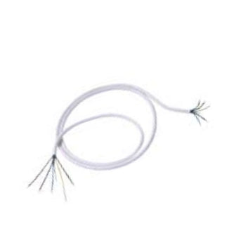 Bachmann Herd-Anschlussleitung Stromkabel – offenes Ende zu offenes Ende, 1,5 m, 5×2,5 mm², Weiss