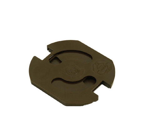 Bachmann TEDDY-Automatic 6320 – Steckdosenschutz, Braun, 5 Stück