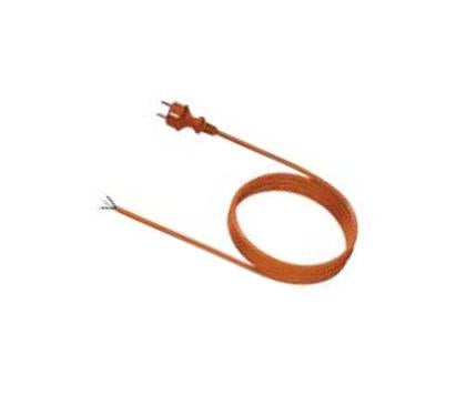Bachmann Verlängerungskabel – Schuko (Typ E/F) – Offenes Ende, 3 m, 3×1,5 mm², Orange