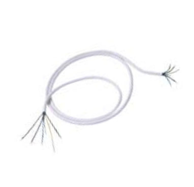 Bachmann Herdleitung Stromkabel – offenes Ende zu offenes Ende, 2 m, 5×1,5 mm², H05VV-F, Weiss