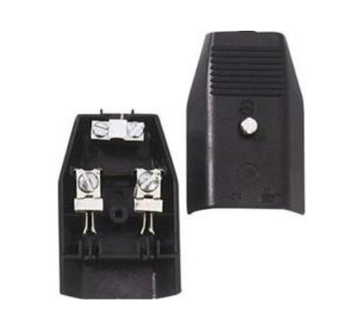 Bachmann Euroflachkupplung Aufputz-Box, 75×45×25 mm, Schraubanschluss, Kunststoff – schwarz