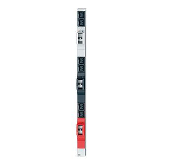 Bachmann Rack-PDU – Standard, 3-phasig, Vertikal 0U, 32 A 400 V, 6×C19 (IEC Lock), CEE 32 A, 3 m