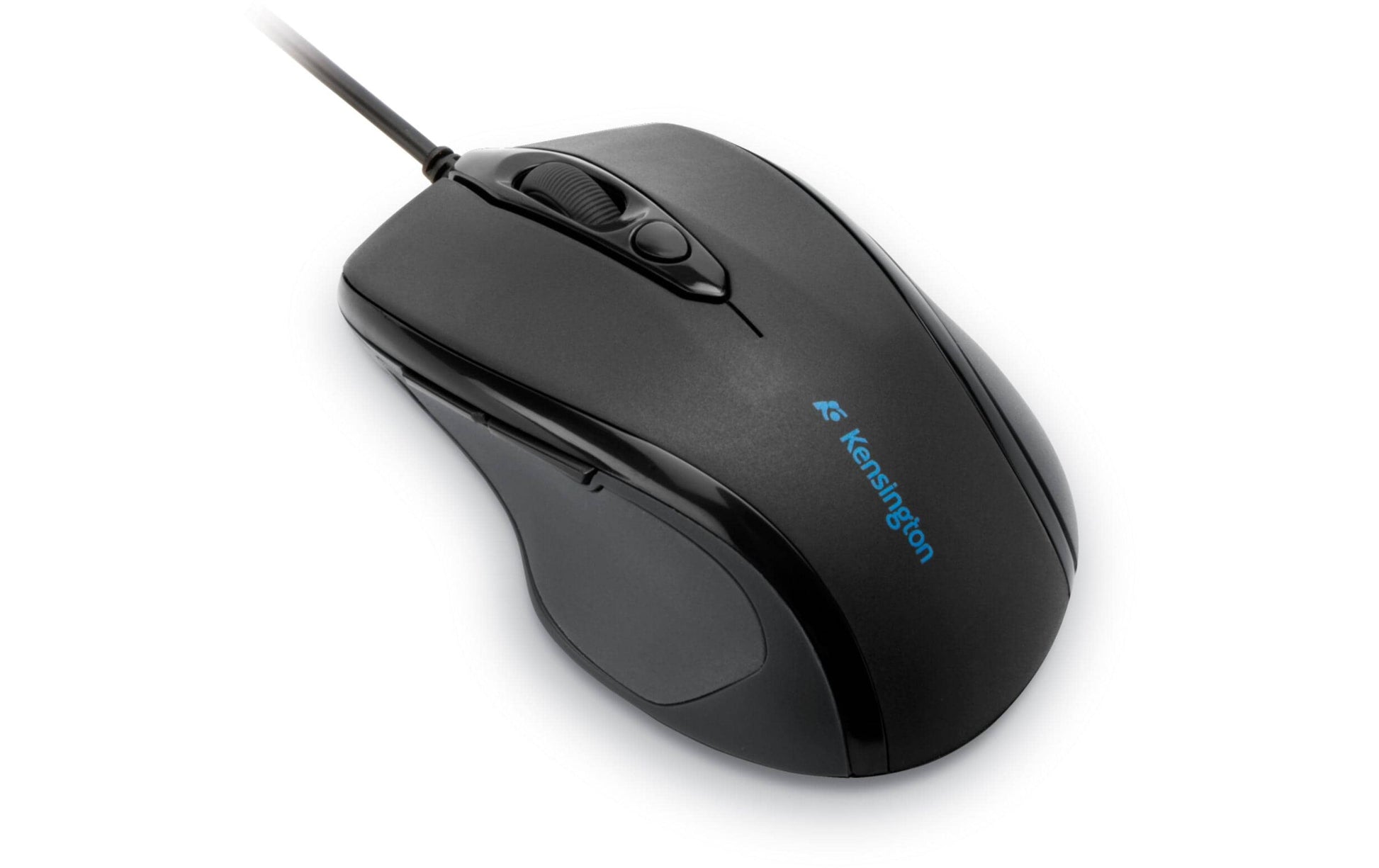 Kensington Pro Fit Ergonomische Maus – kabelgebunden, USB-A, beidhändig, Daumentaste, schwarz