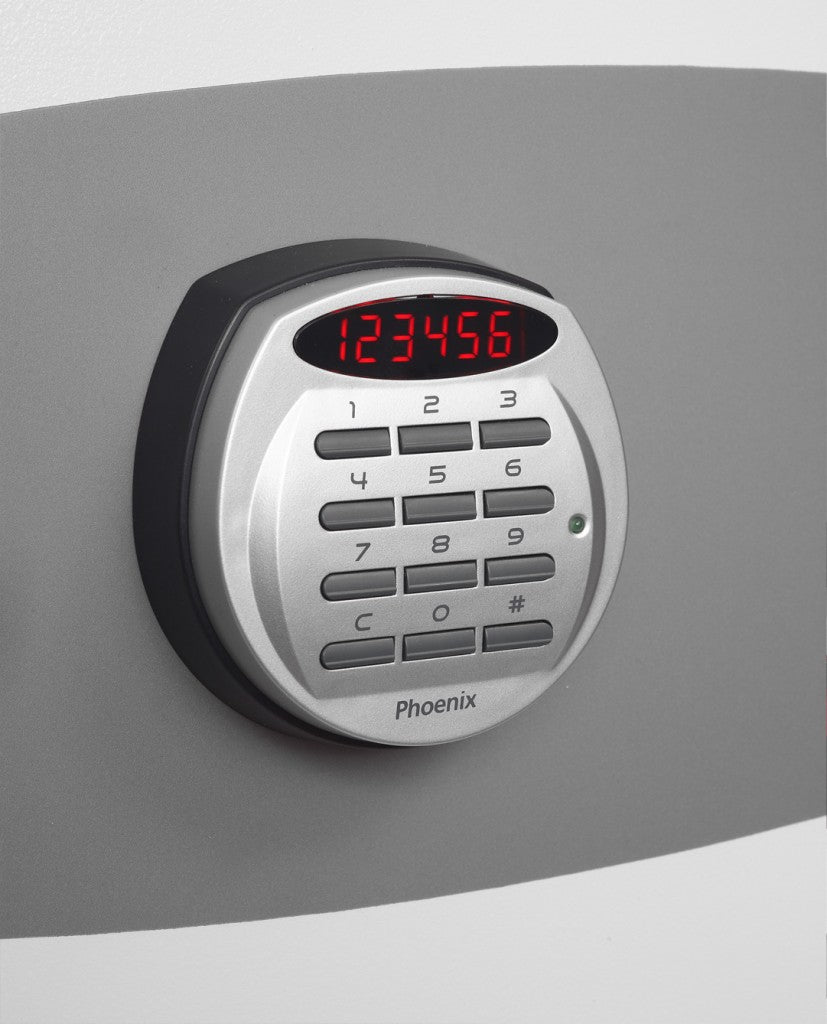 Phoenix Safe Co. Phoenix Feuerschutzbox Fire Fighter II FS0441E – Elektronikschloss – 63 l – Feuerschutz 90 min – Bodenmontage