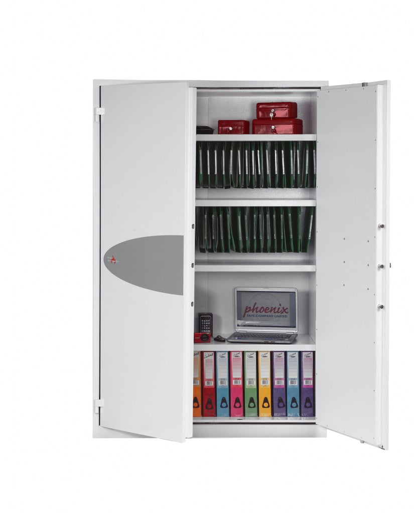 Phoenix Safe Co. Phoenix Sicherheitsschrank FS1514K – Schlüsselschloss – 851,8 l – 30 Minuten Feuerschutz – Grau