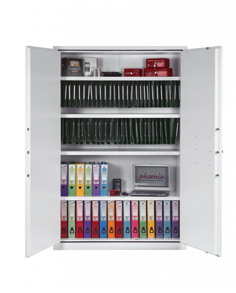 Phoenix Safe Co. Phoenix Sicherheitsschrank FS1514K – Schlüsselschloss – 851,8 l – 30 Minuten Feuerschutz – Grau