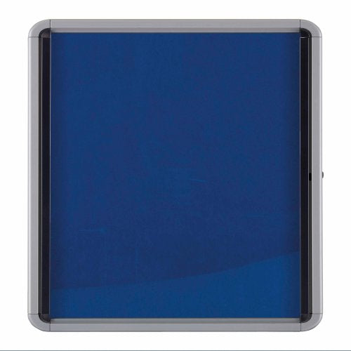 Nobo Schaukasten Premium Plus, 6 × A4 – Aluminium, Sicherheitsglas, Innenbereich, 70,9 × 66,8 × 4,3 cm