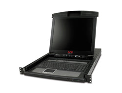 APC AP5808 – 17" Rack-LCD-Konsole – 8-Port analoger KVM-Switch, USB, Touchpad – 1U