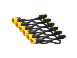 APC Netzkabel, IEC C19 auf IEC C20, verriegelbar, 0,6 m, 6 Stück