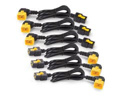 APC Netzkabel, IEC C19 auf IEC C20, verriegelbar, 90° abgewinkelt, 1,2 m, 6 Stück