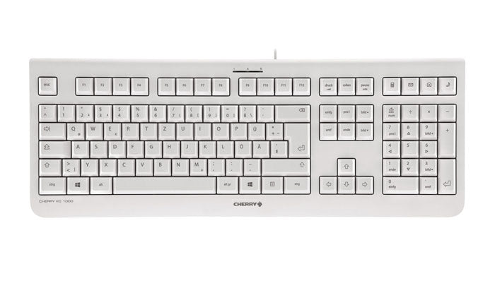 CHERRY KC 1000 – Tastatur, kabelgebunden (USB), FR-Layout (FR) – für Windows, macOS & Linux