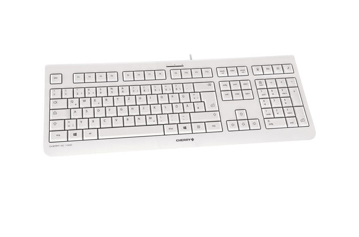 CHERRY KC 1000 – Tastatur, kabelgebunden (USB), FR-Layout (FR) – für Windows, macOS & Linux