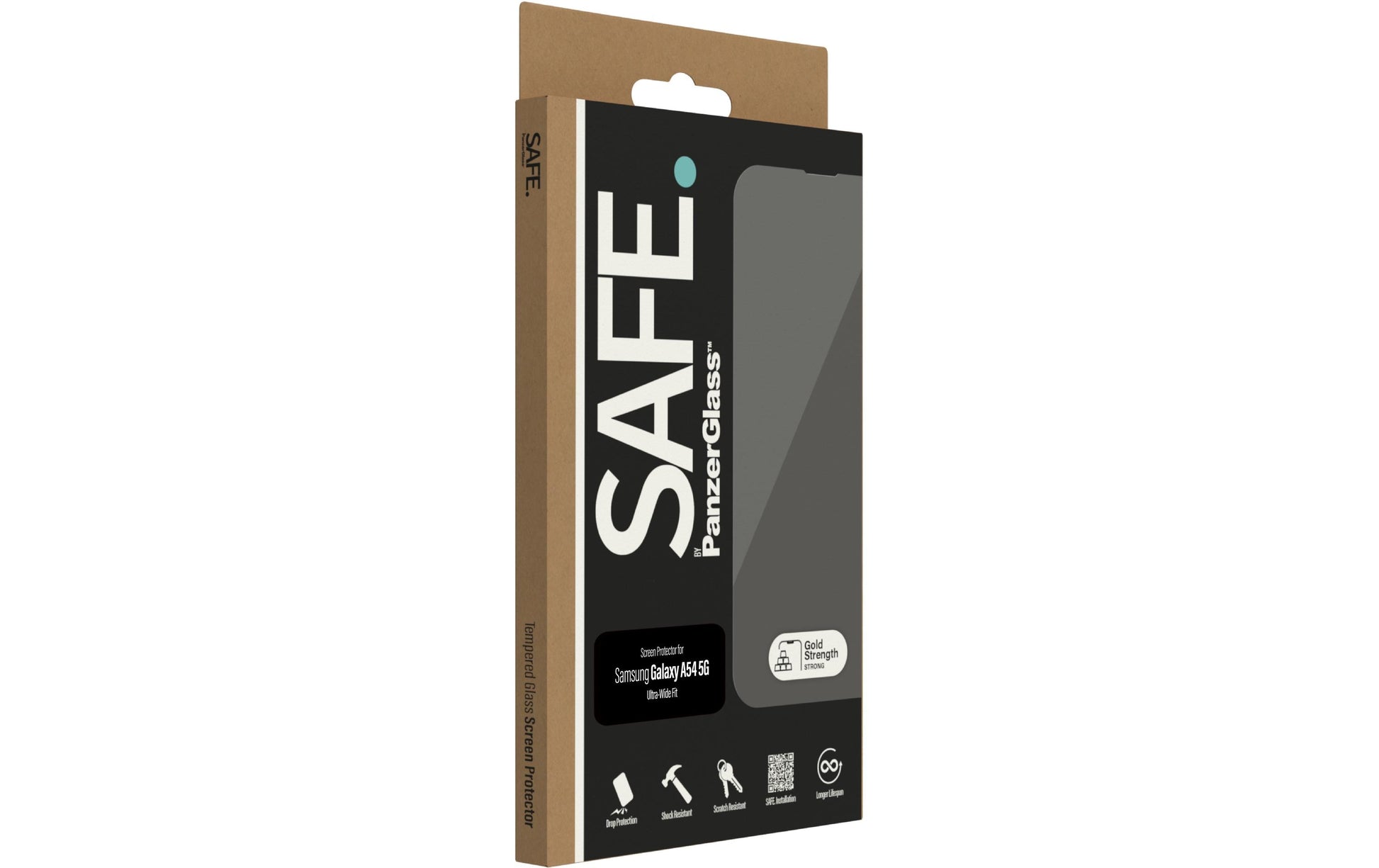 PanzerGlass SAFE. – Displayschutz (Panzerglas), Ultra-Wide Fit – für Galaxy A54 5G
