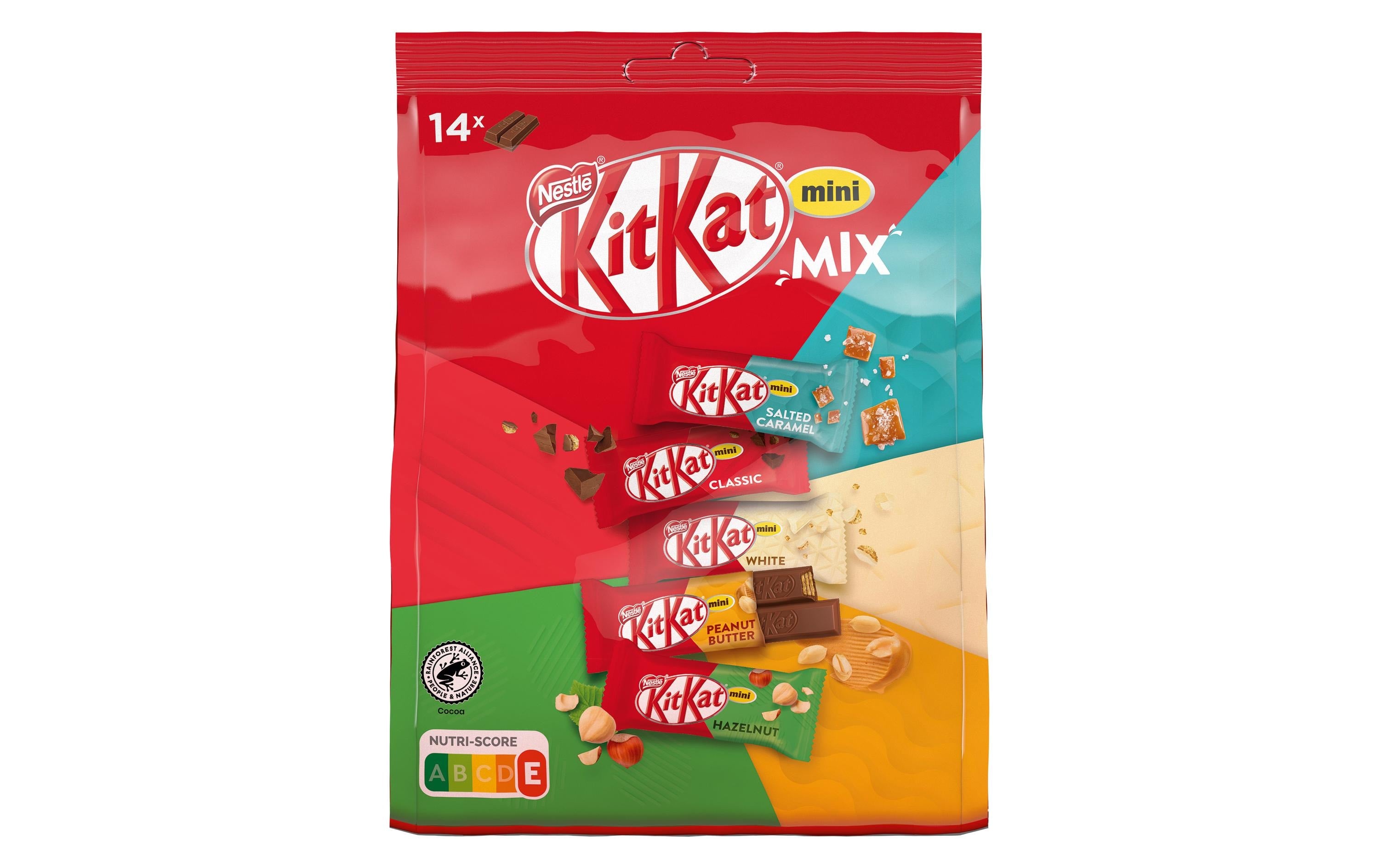 Nestlé snacks KitKat Mix – Schokoriegel, 5 Sorten – 197,4 g