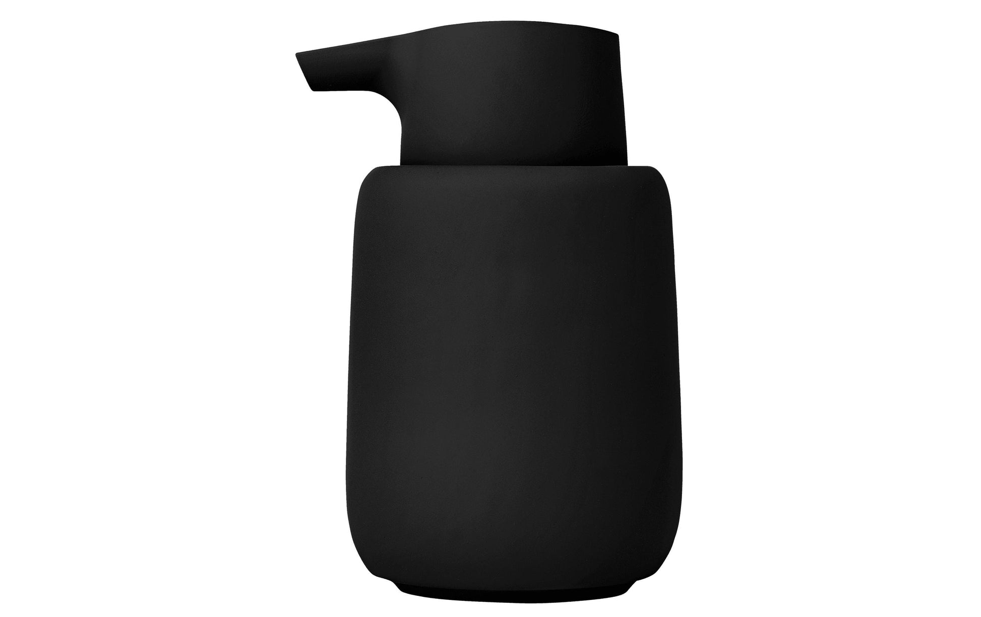 Blomus Sono Seifenspender – Keramik, Schwarz, 250 ml