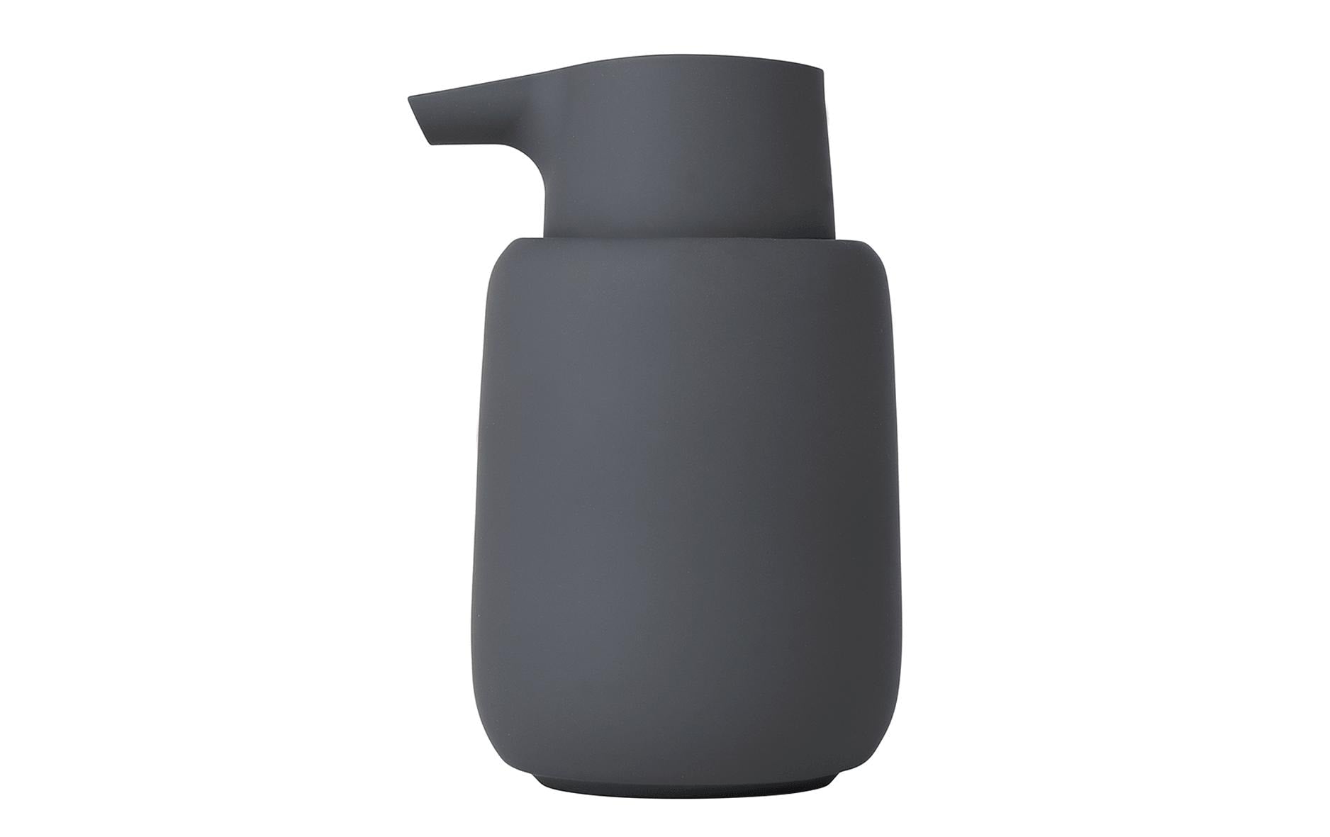 Blomus Sono Seifenspender – Tisch – Keramik, Anthrazit, 250 ml