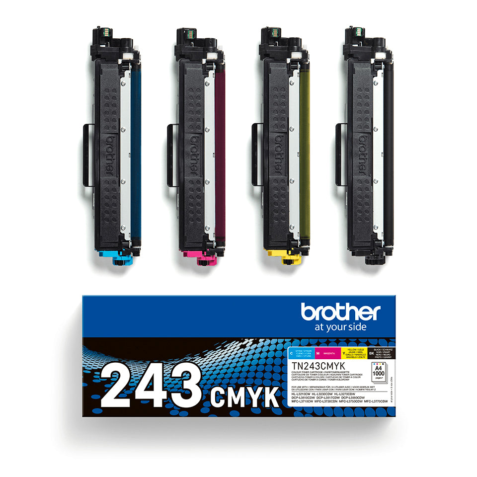Brother Toner-Multipack – BK/C/M/Y, 1000 Seiten