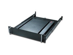 APC AR8127BLK – Tastaturschublade 19", 2U – rotierend – Metall, schwarz – mit Handgelenkauflage & Mauspad