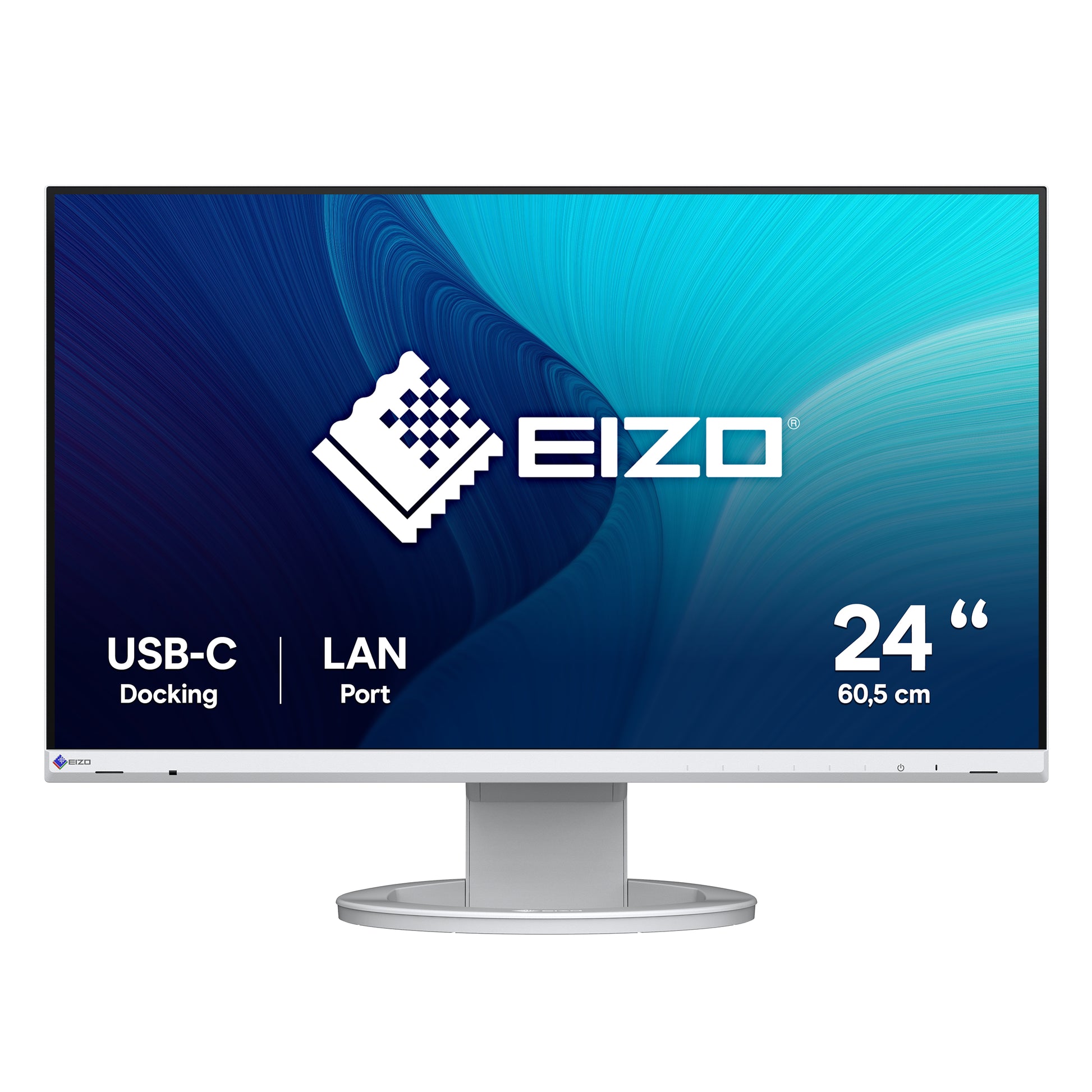 EIZO EV2490-Swiss Edition – Monitor, 23,8" 1920 × 1080 (Full HD), IPS, 60 Hz, 250 cd/m², VESA 100 × 100, Weiss