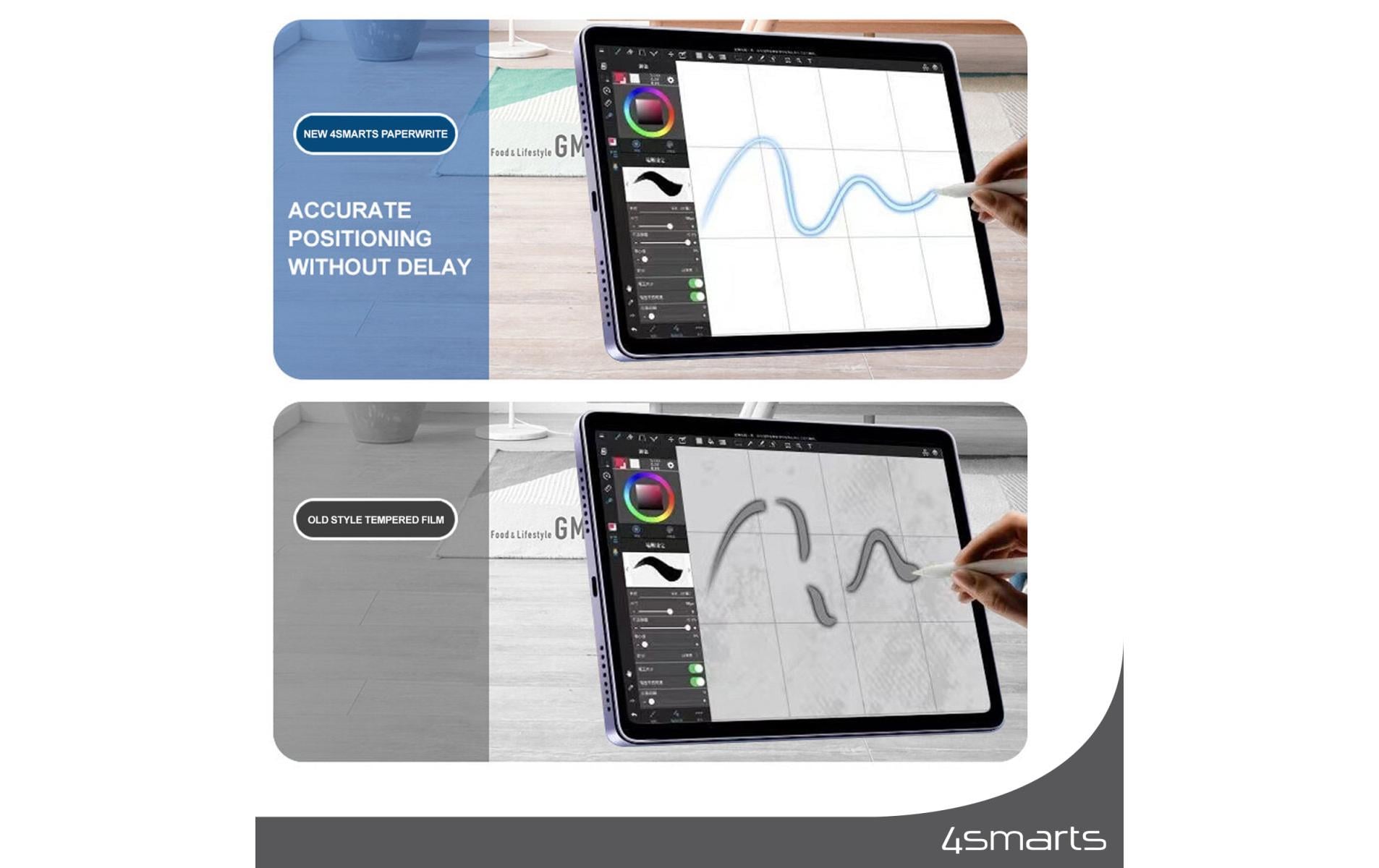 4smarts Panzerglas für iPad 10,2" (7.–9. Gen.) – Entspiegelt, Matt