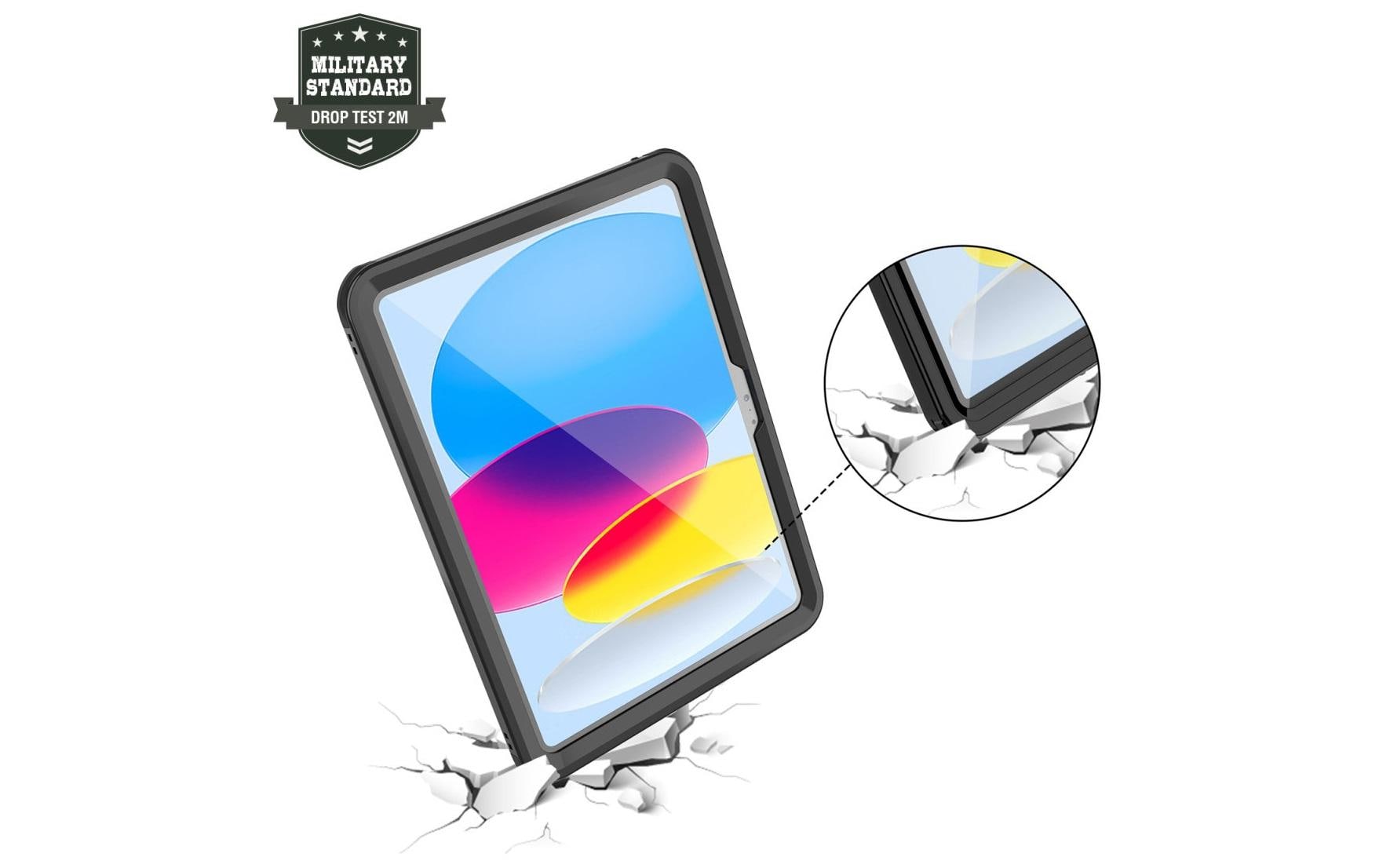4smarts Tablet-Hülle für iPad 10,9" (10. Gen.) – Schwarz