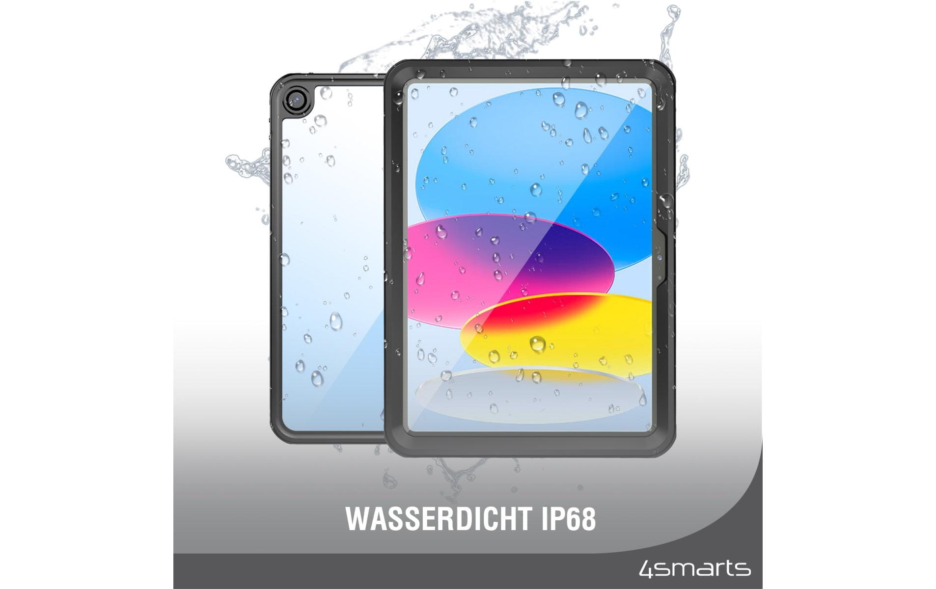 4smarts Tablet-Hülle für iPad 10,9" (10. Gen.) – Schwarz