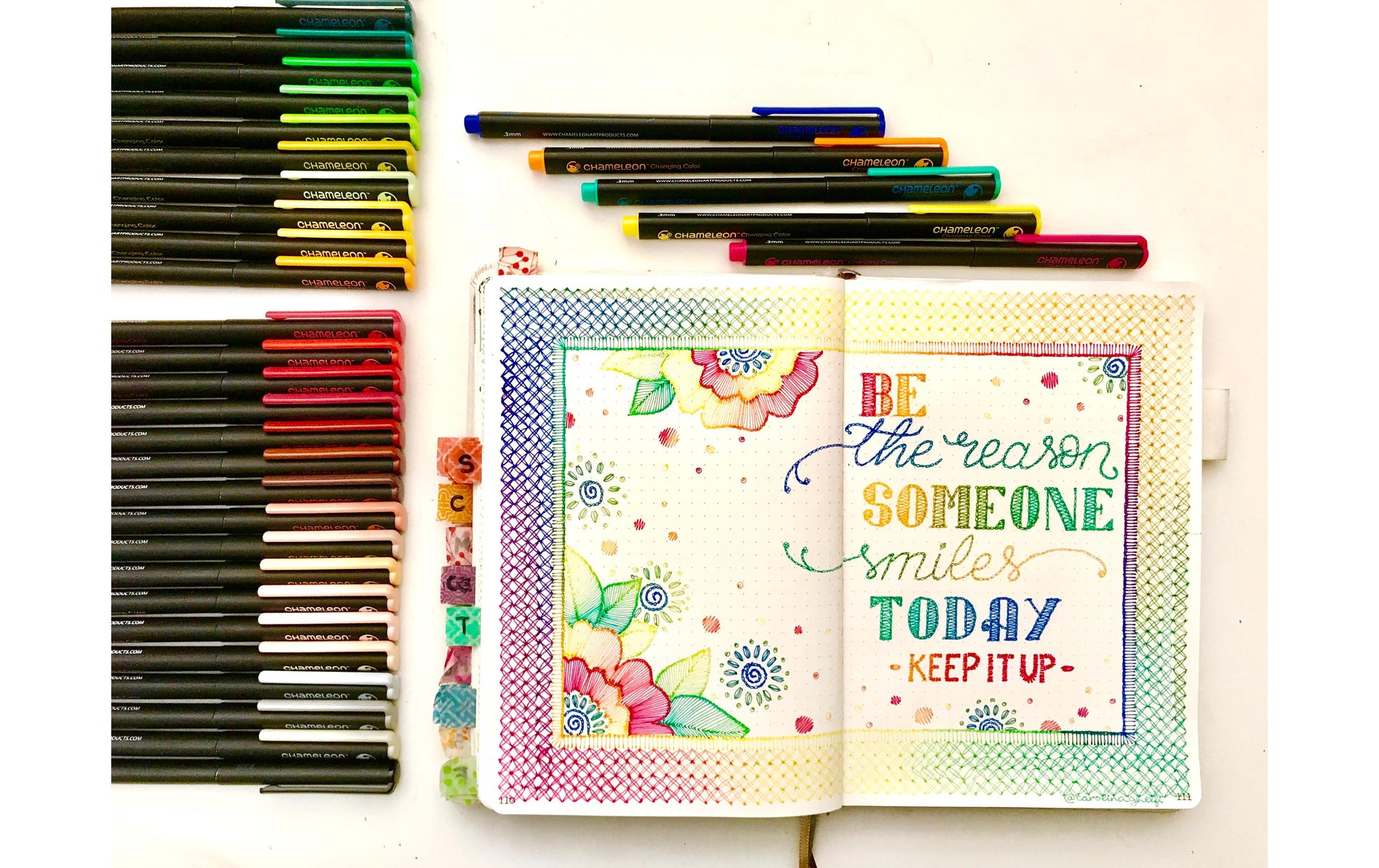 Chameleon FL1001 Fineliner Set – 10 Stk., 0,3 mm, sortiert