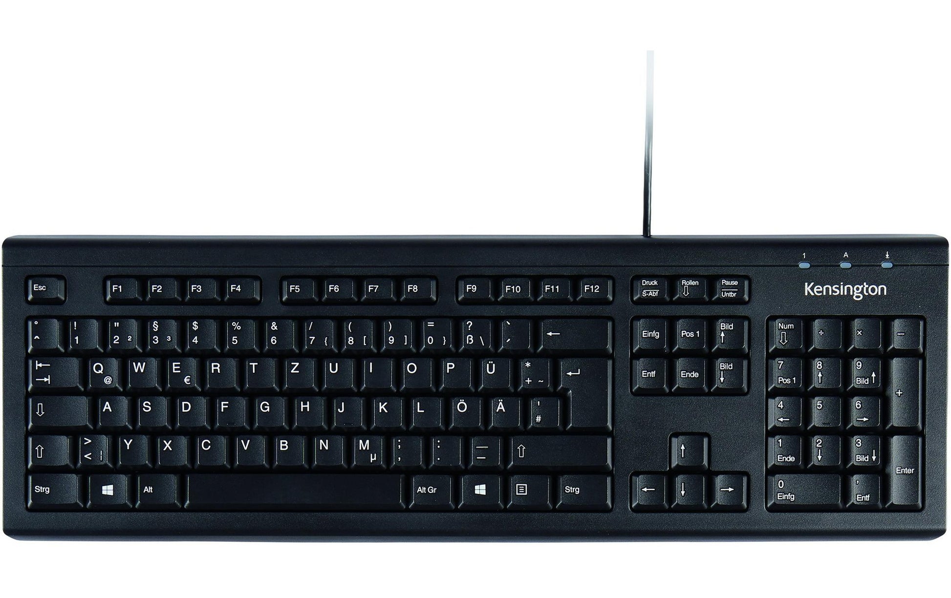 Kensington ValuKeyboard – Kabelgebundene Tastatur (USB-A), Schwarz