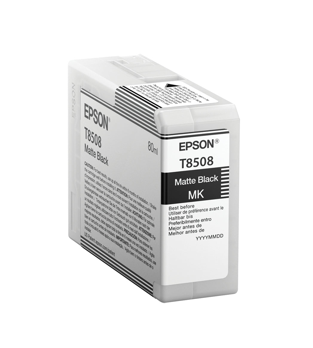 Epson Tintenpatrone T8508, Schwarz, 80 ml