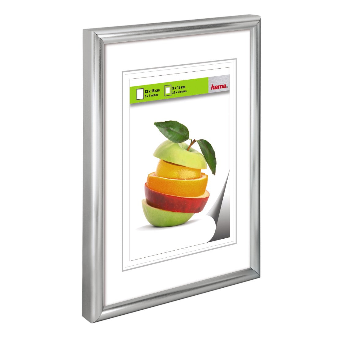 Hama Bilderrahmen – für 30 × 45 cm – Kunststoff, silber