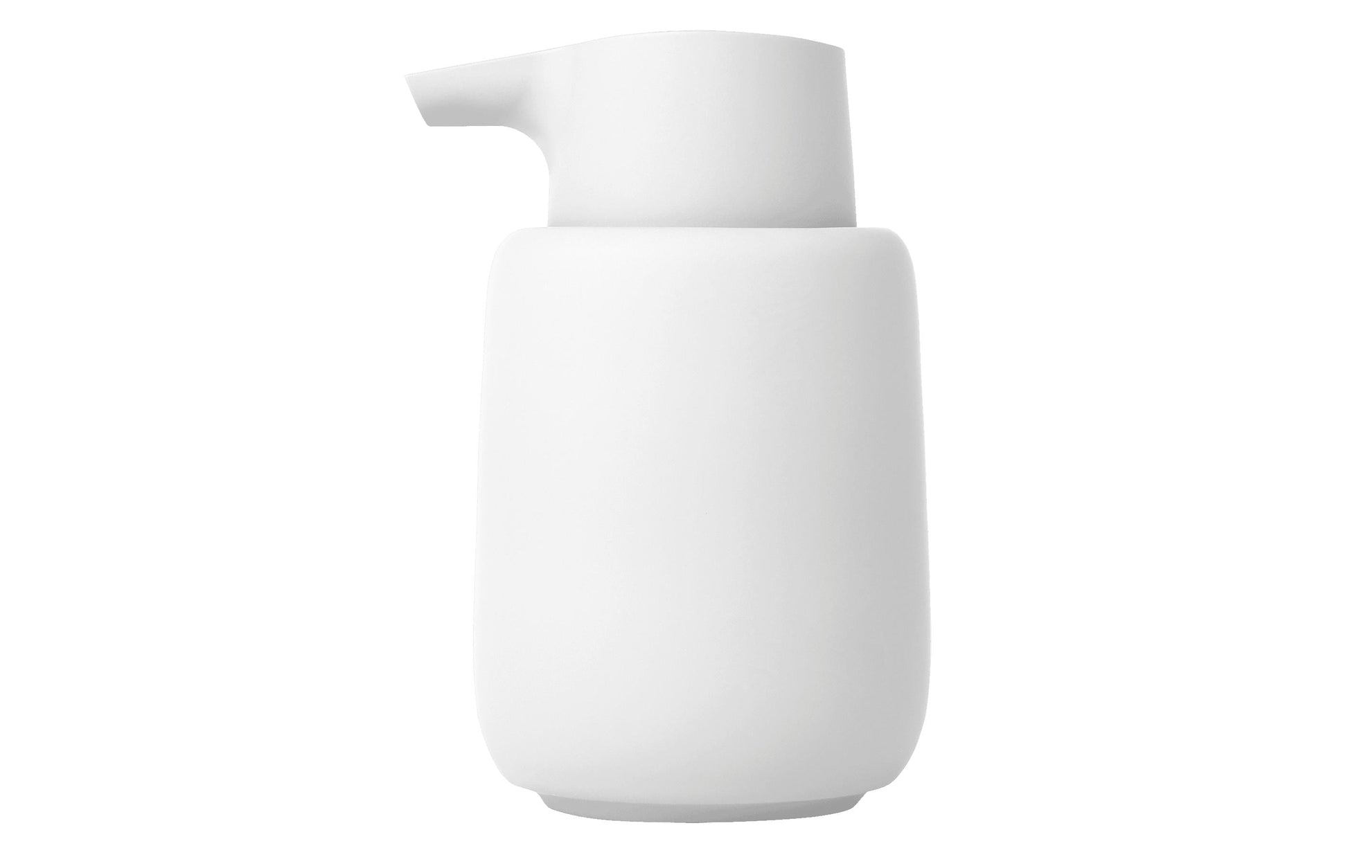 Blomus Sono Seifenspender – Tisch, Keramik, Weiss, 250 ml