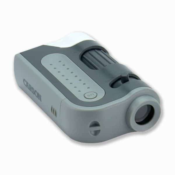 Carson MicroBrite Plus Taschenmikroskop – 60–120×, LED, grau