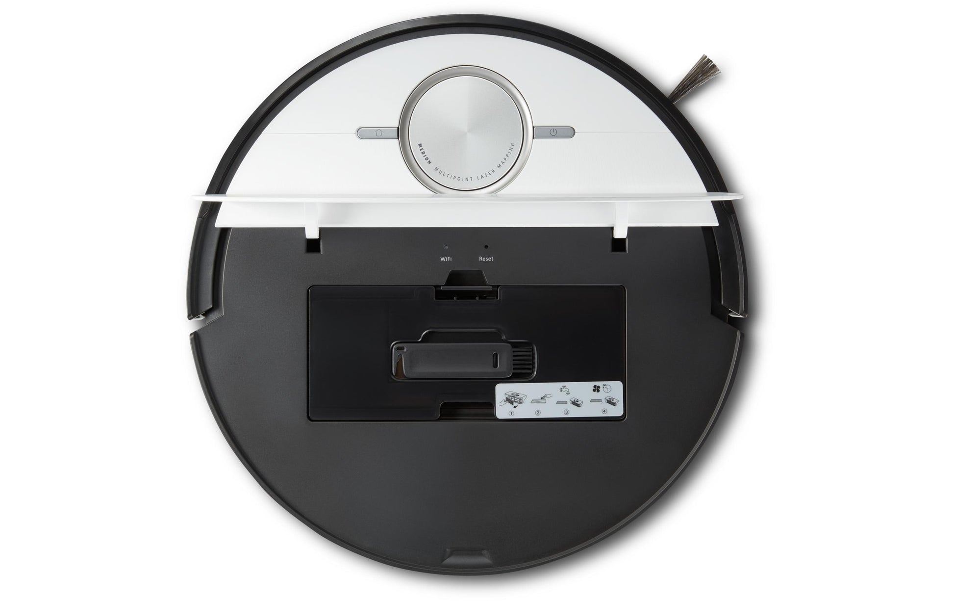 MEDION Roboterstaubsauger MD 20004 – 2-in-1, 0,5 l, Akkubetrieb, 14,4 V