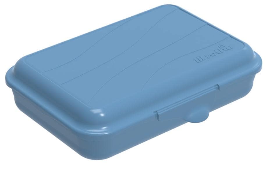 Rotho Lunchbox 450 ml, 16 × 11 × 4 cm, Polypropylen (PP), blau
