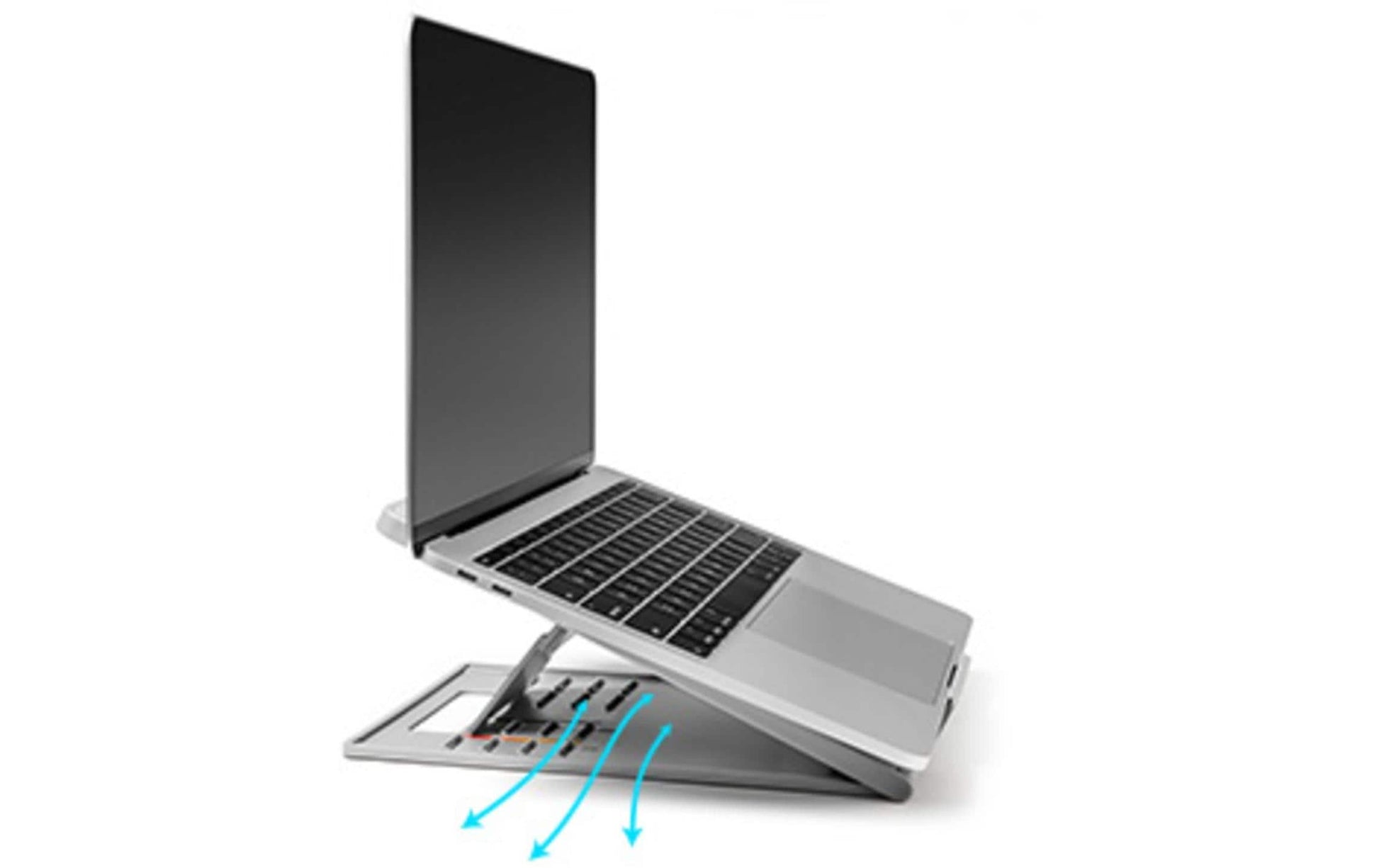 Kensington Laptop-Ständer – bis 14" – faltbar, höhenverstellbar – Grau