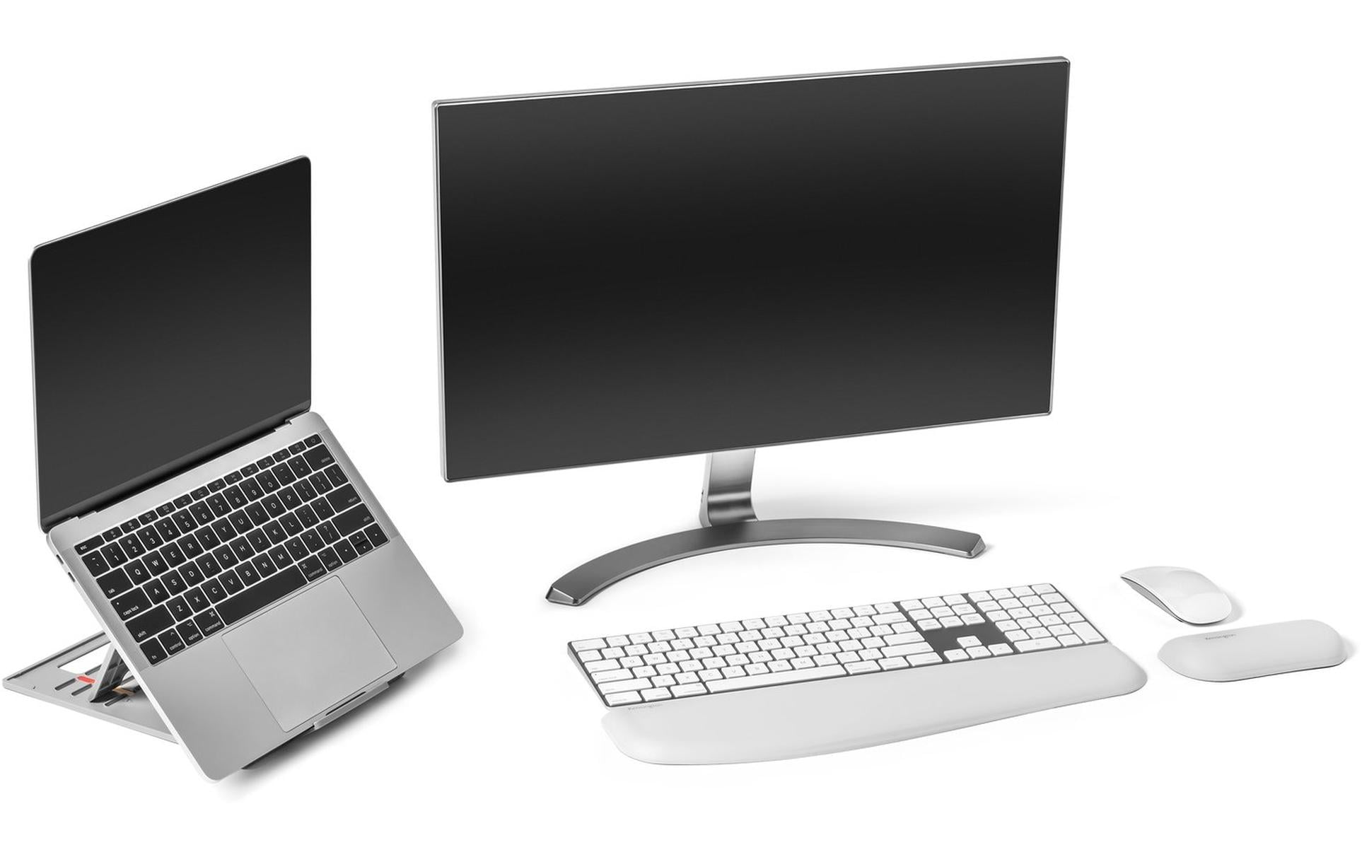 Kensington Laptop-Ständer – bis 14" – faltbar, höhenverstellbar – Grau