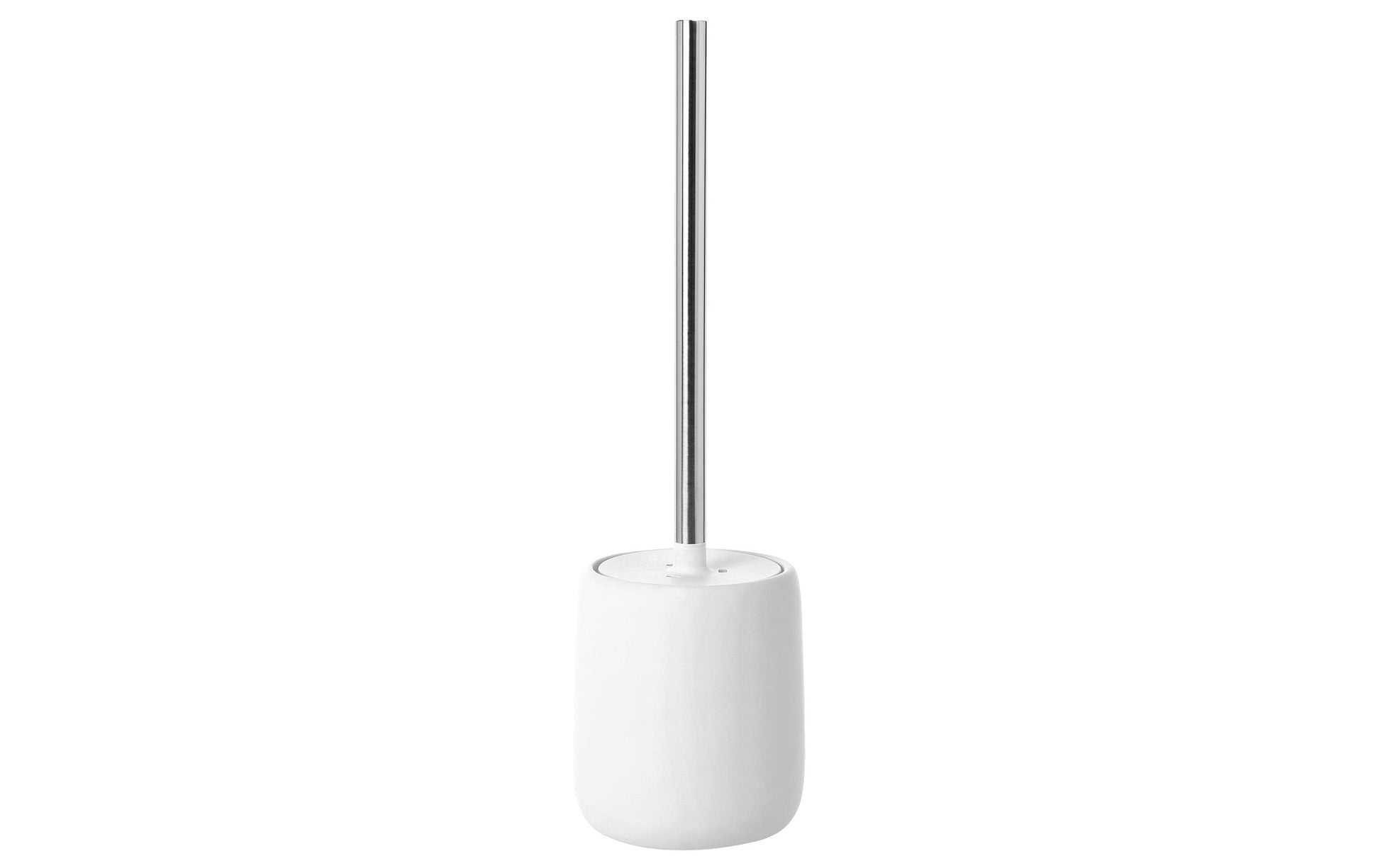 Blomus WC-Bürstenset – Keramik, Weiss, rutschsicher, H 39 cm, Ø 11,4 cm