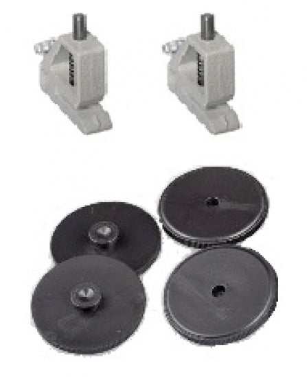 Rexel Ersatzteile HD2300X – Lochsegment und Ersatzscheibe, für Rexel HD2300X, Lochabstand 80 mm – Schwarz/Grau