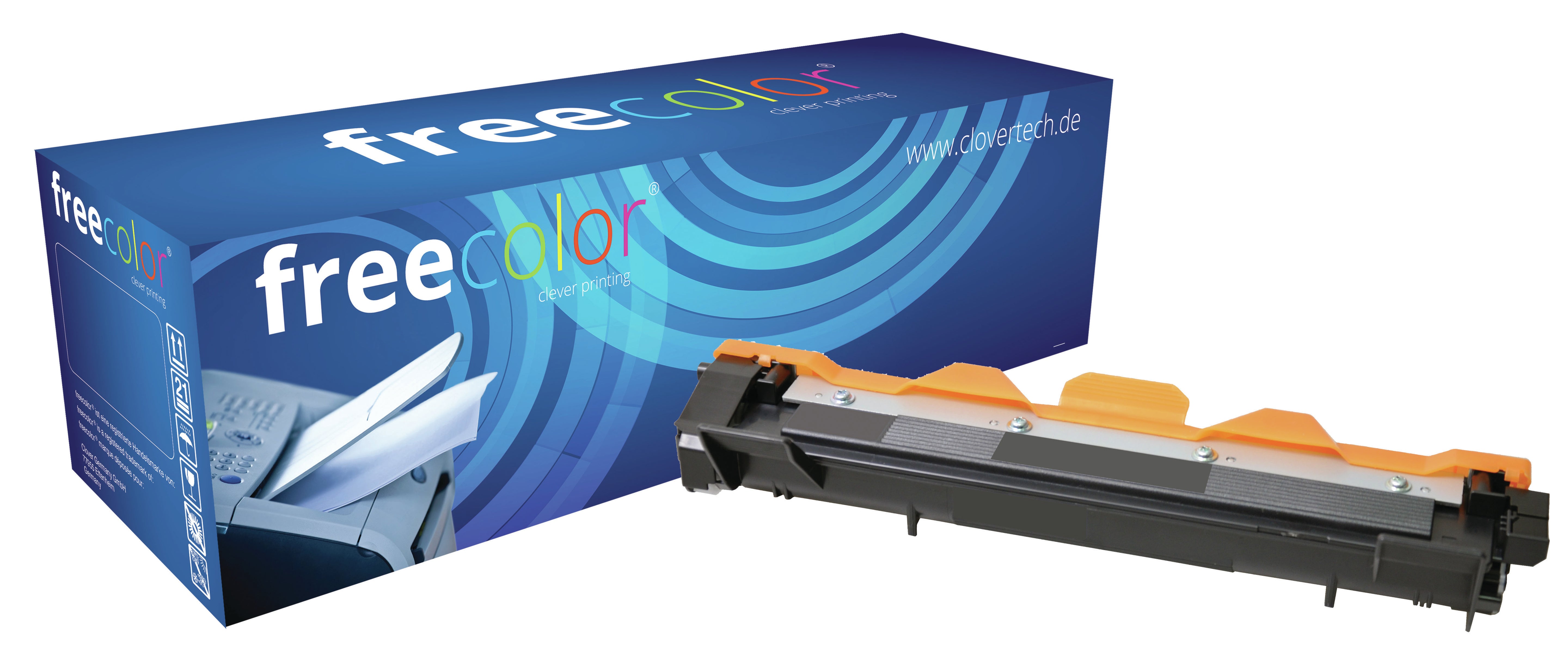 Freecolor Toner TN1050 – schwarz, 1000 Seiten – für Brother DCP-1510/DCP-1512/DCP-1610 W und andere
