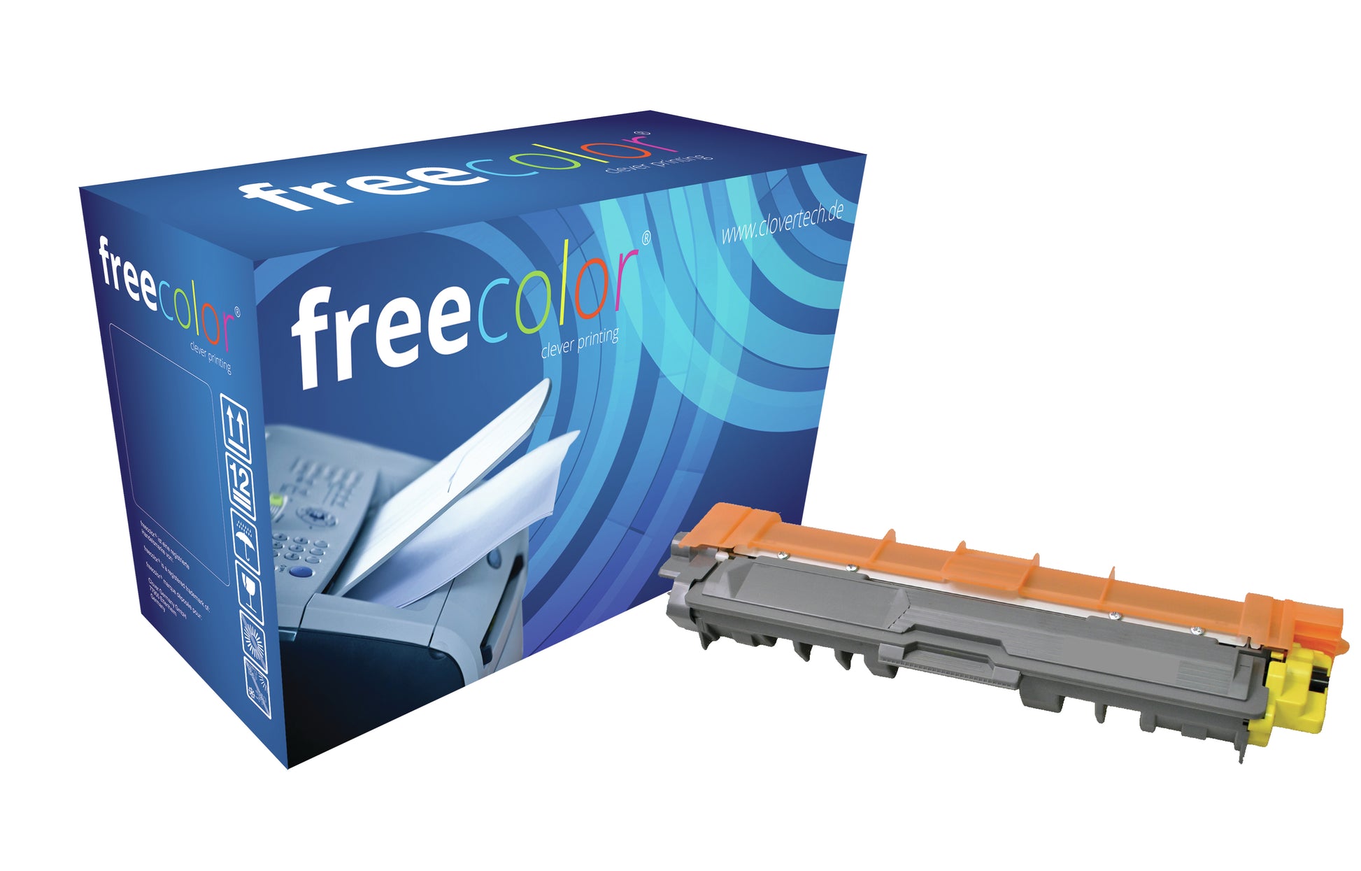 Freecolor TN241 (TN241Y) Gelber Toner – Kompatibel – 1'400 Seiten – für Brother MFC-9140 CDN/MFC-9340 CDW