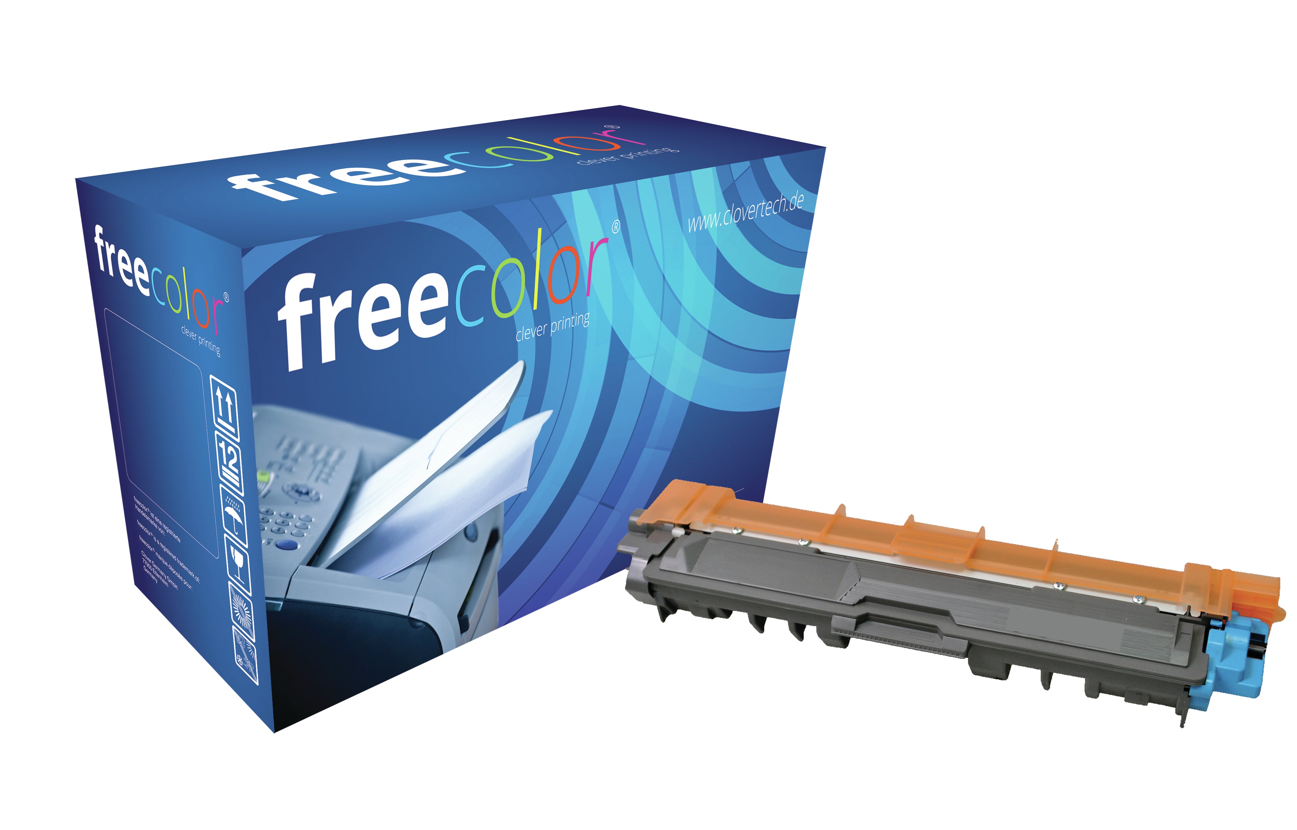 Freecolor Toner TN245C – cyan, 2200 Seiten – für Brother MFC-9140 CDN/MFC-9340 CDW/HL-3150 CDW und andere