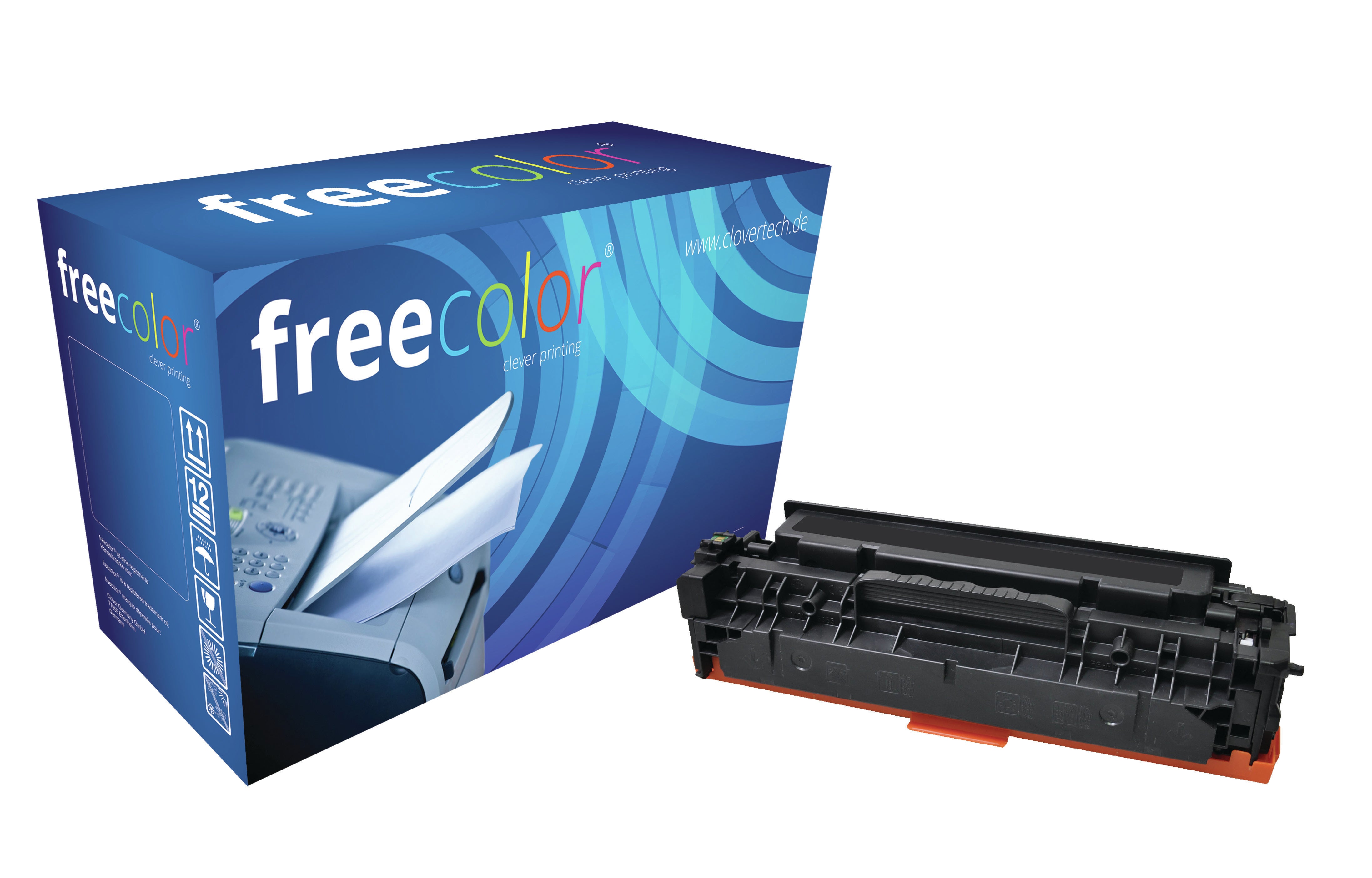 Freecolor Toner CF380 – Schwarz, 4400 Seiten – für HP Color LaserJet Pro MFP M476nw