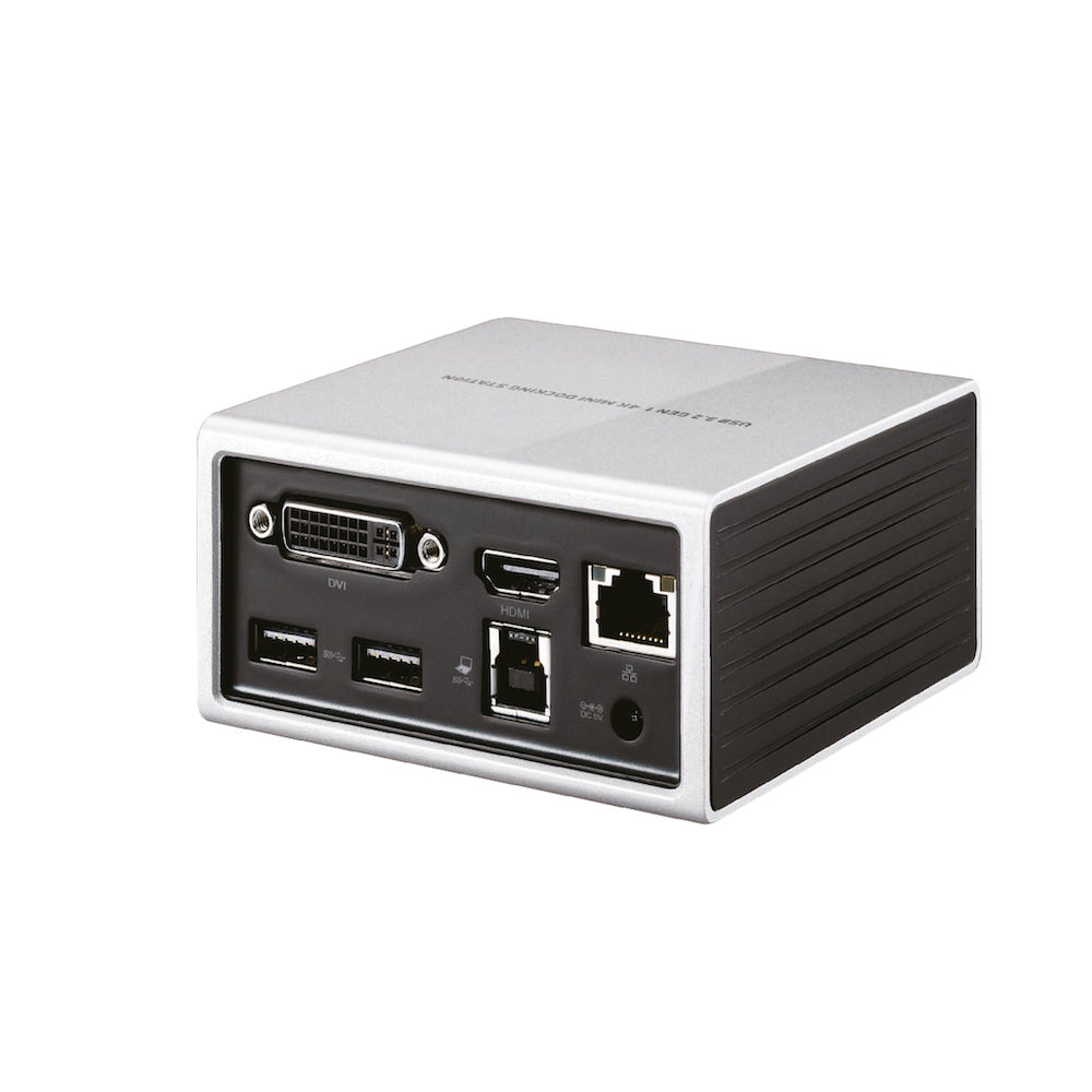 CLUB3D Club 3D CSV-3104D Dockingstation – USB-A, 1× HDMI, 1× DVI, 4× USB-A, GbE, 3,5 mm Audio, für Windows