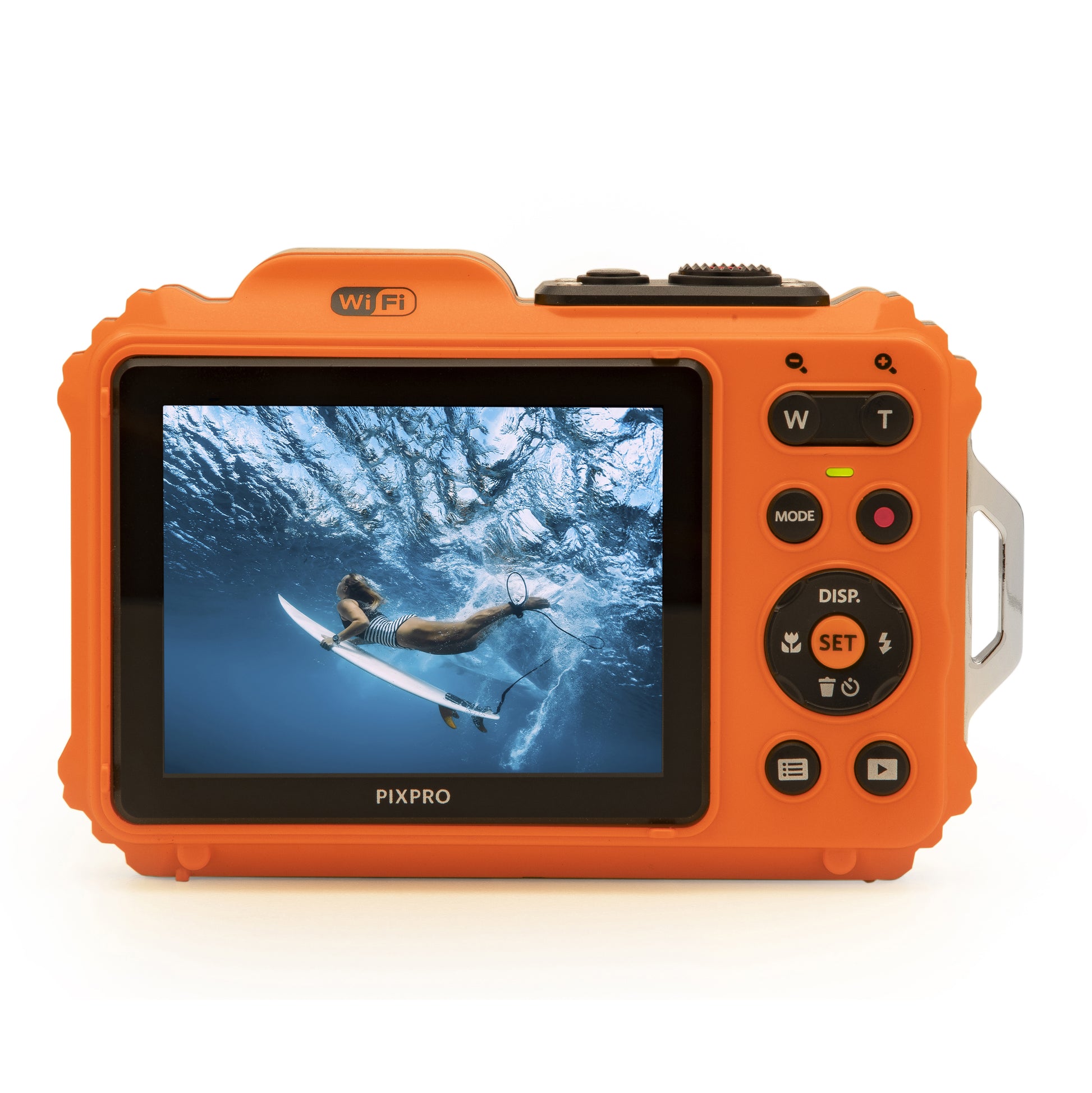 Kodak WPZ2 – Unterwasserkamera, wasserdicht bis 15 m, 4× optischer Zoom, 16 MP, 1080p, Orange