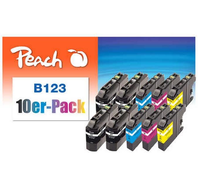 Peach LC-123 – Multipack, für Brother-Drucker